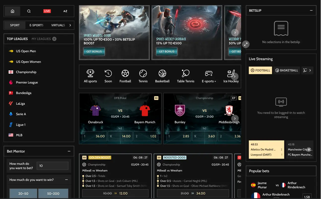 Godz Casino sports betting